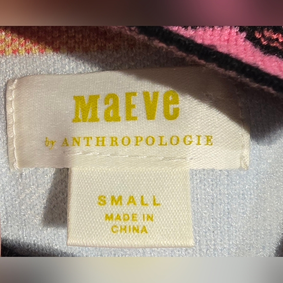 Maeve Fanciful Mon Cheri Mock Neck Sweater Size Small - Picture 4 of 5